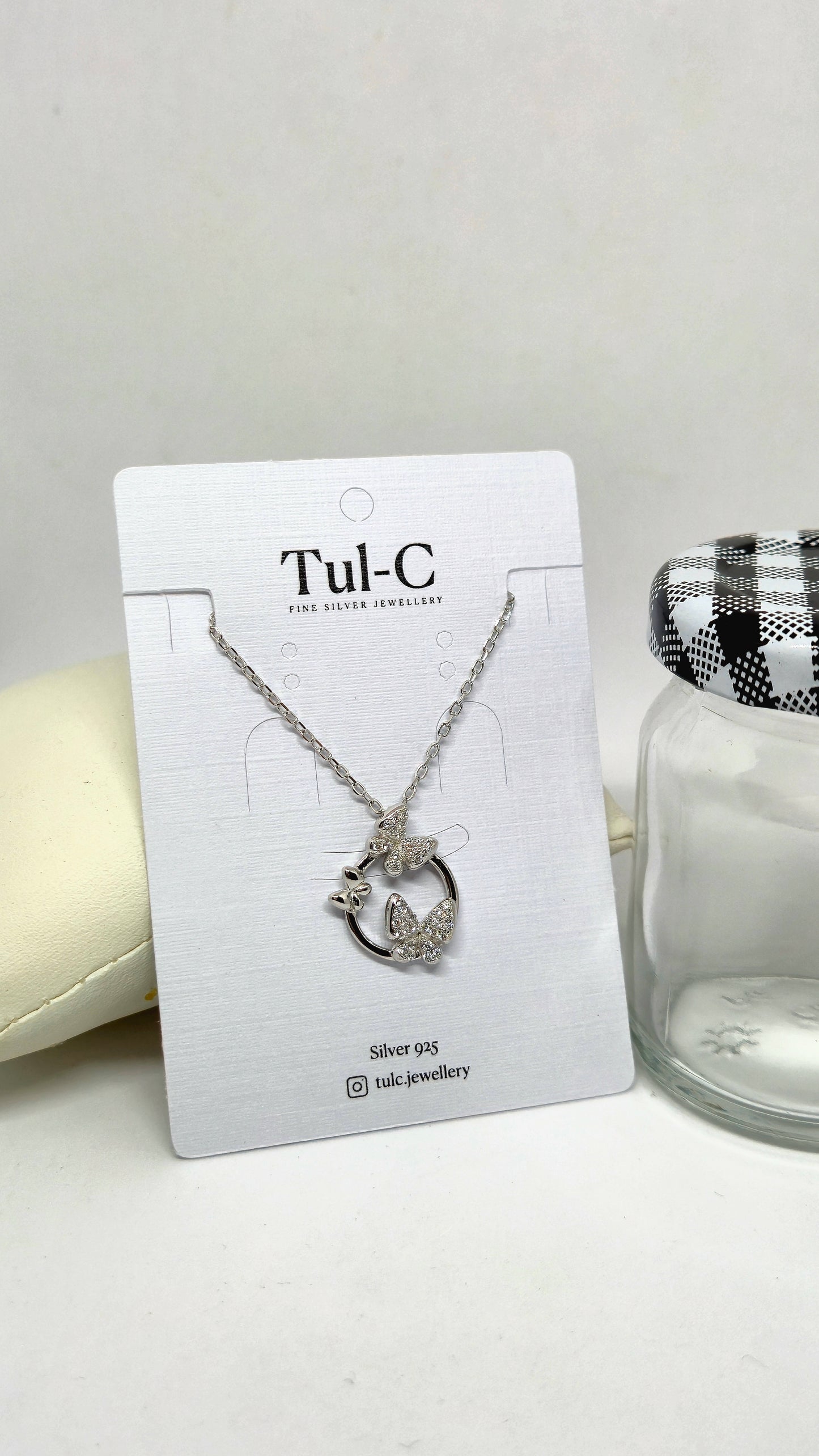 Twin Butterfly necklace