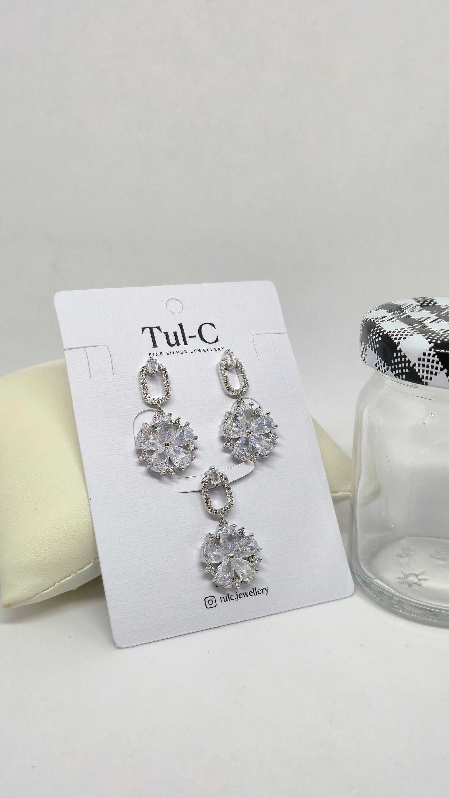 flower studded with dimonds