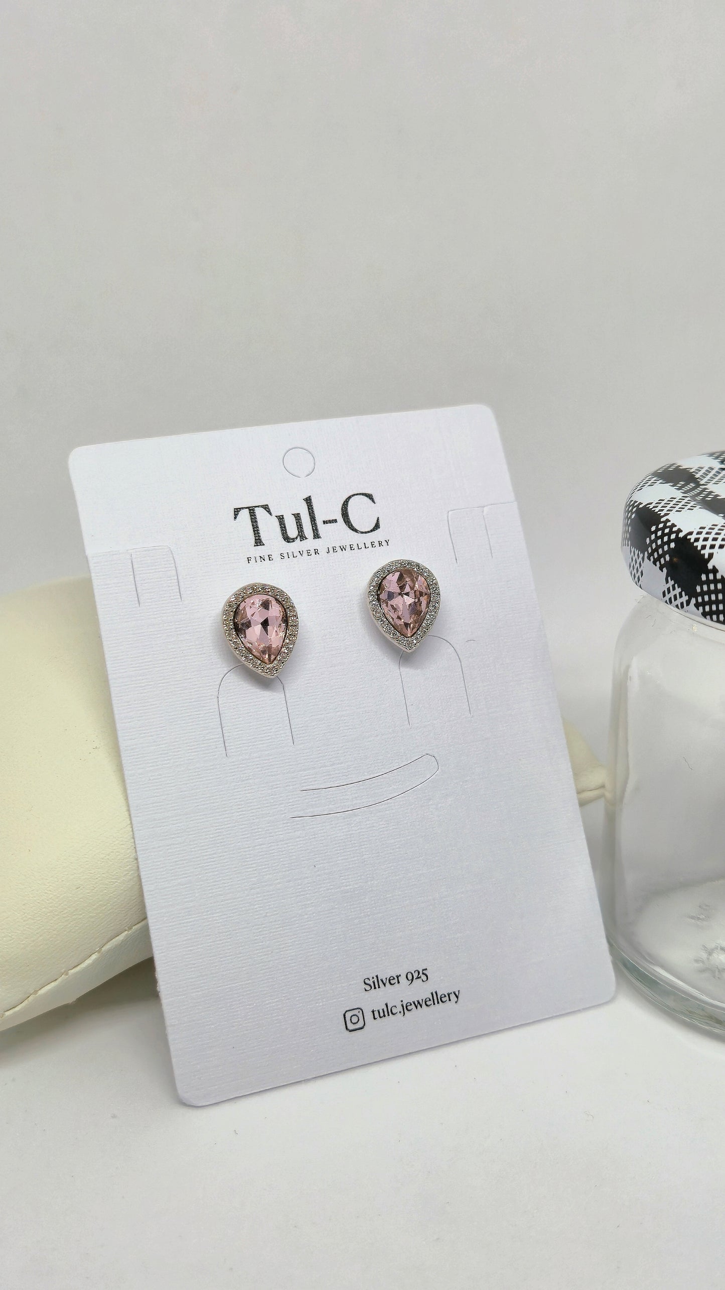 Purple Dimond Earings