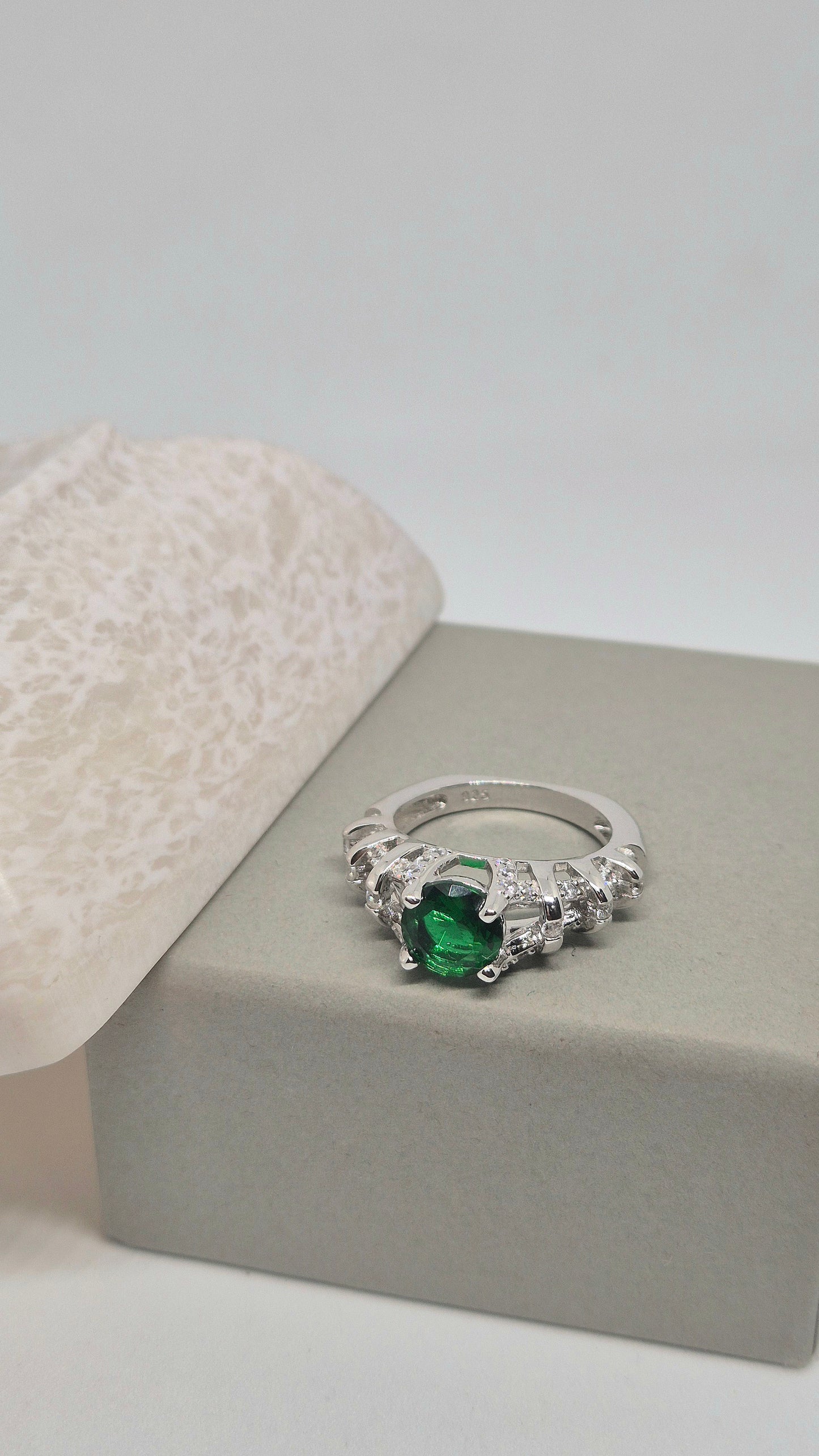 Green masterpiece ring