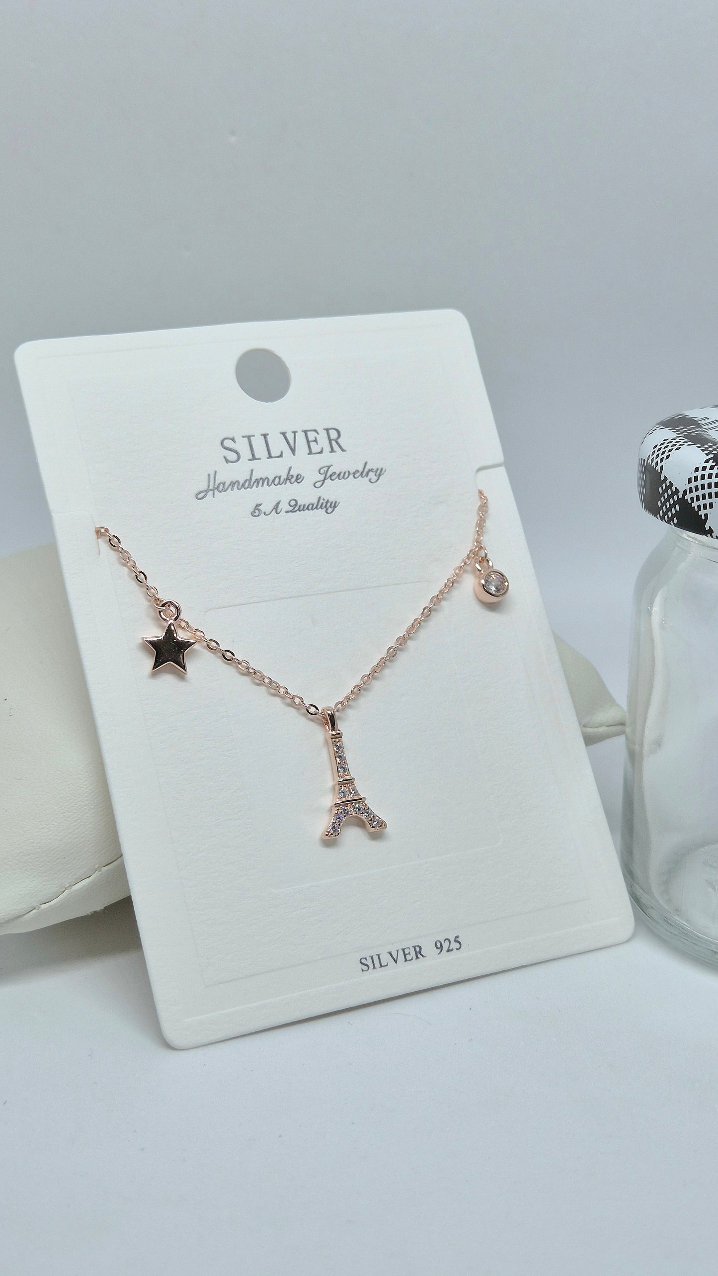 Eiffel tower chain pendent