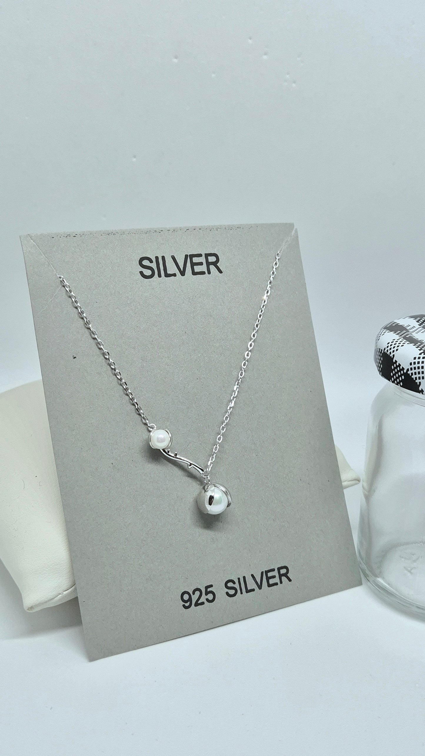 Two pearl chain pendent