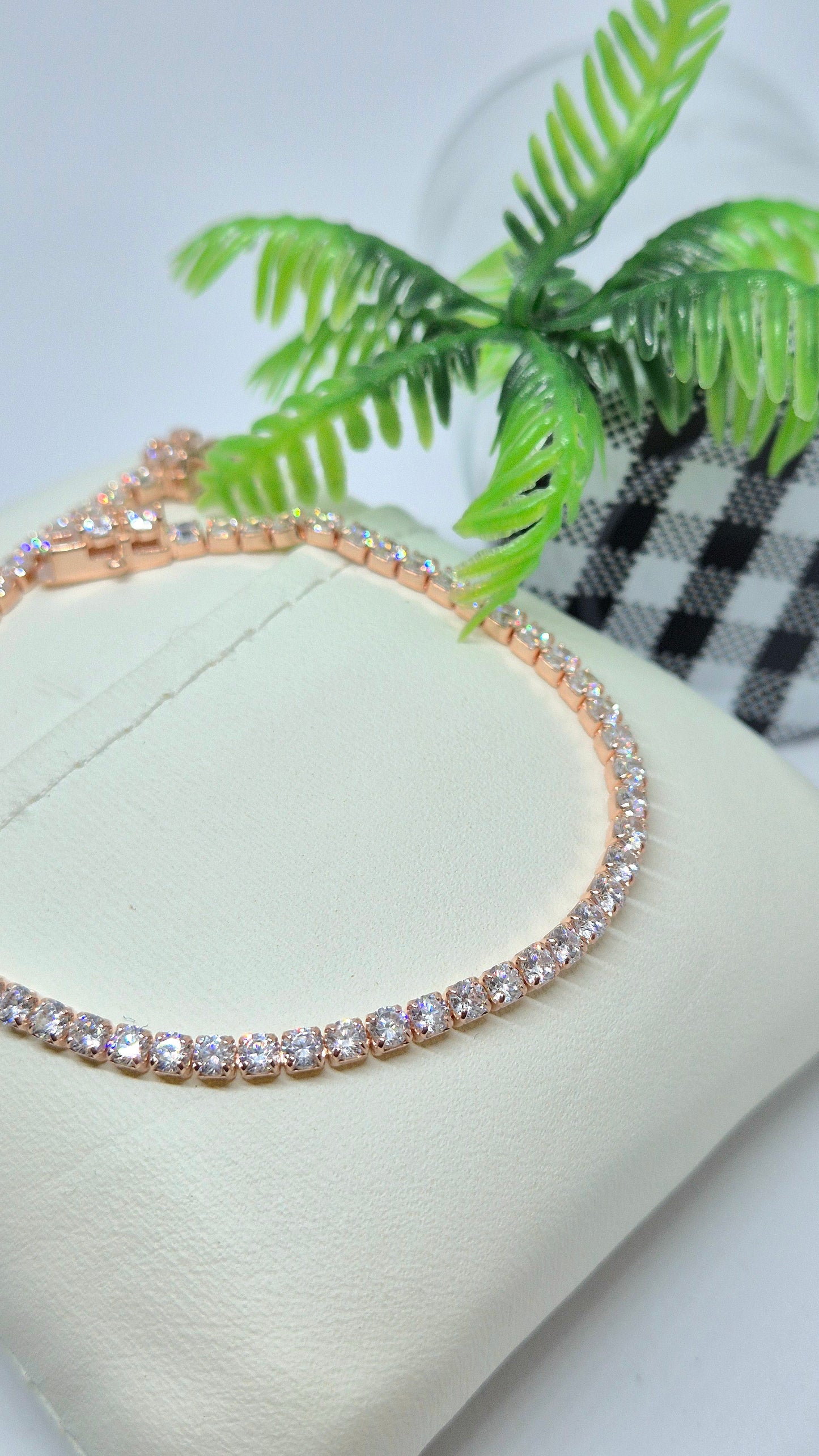 Rosegold Tennis Bracelet