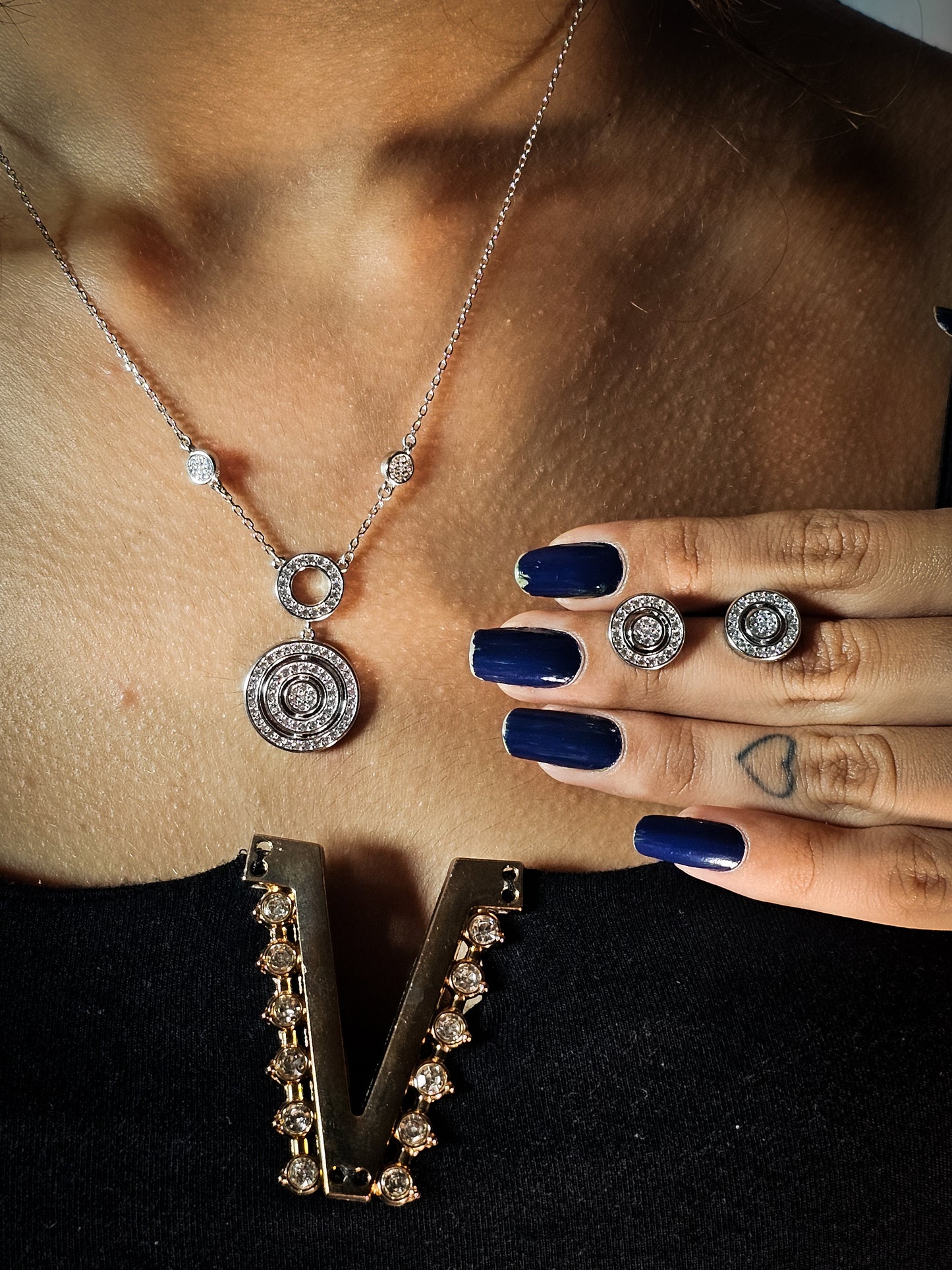 Radiant Circle Halo Set
