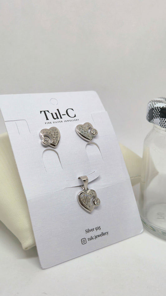 Heart Pendent set