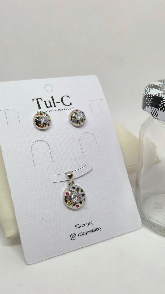 Multicolor Pendent Set