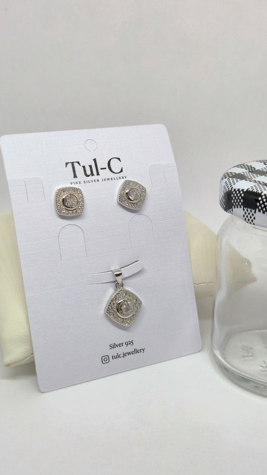 Square Pendent Set