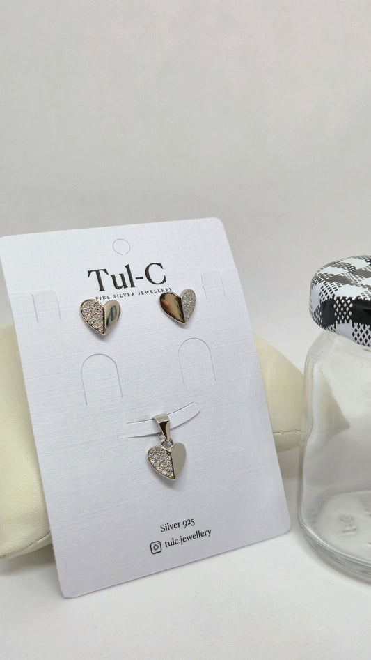 Heart Pendent Set