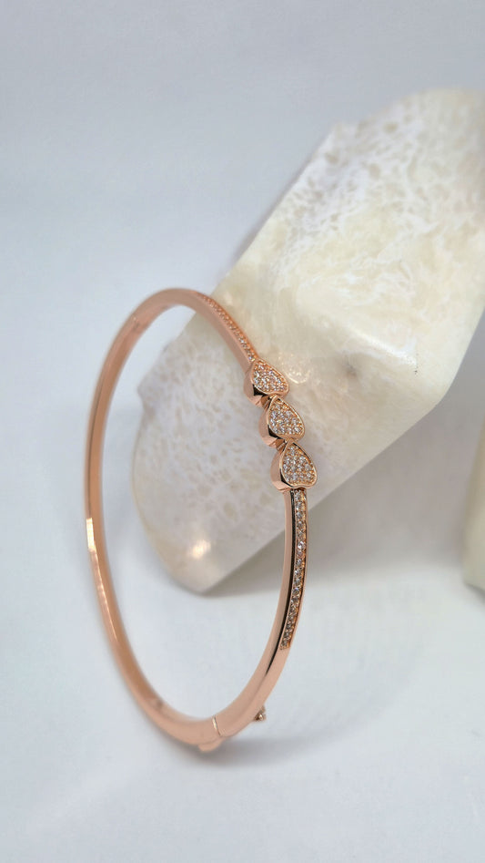 Rosegold hearts