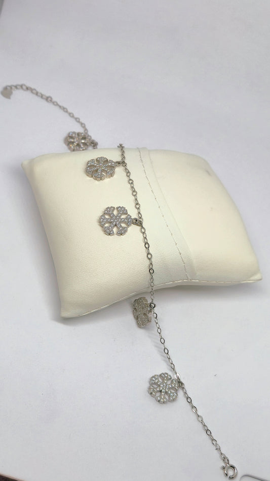 snow star anklet