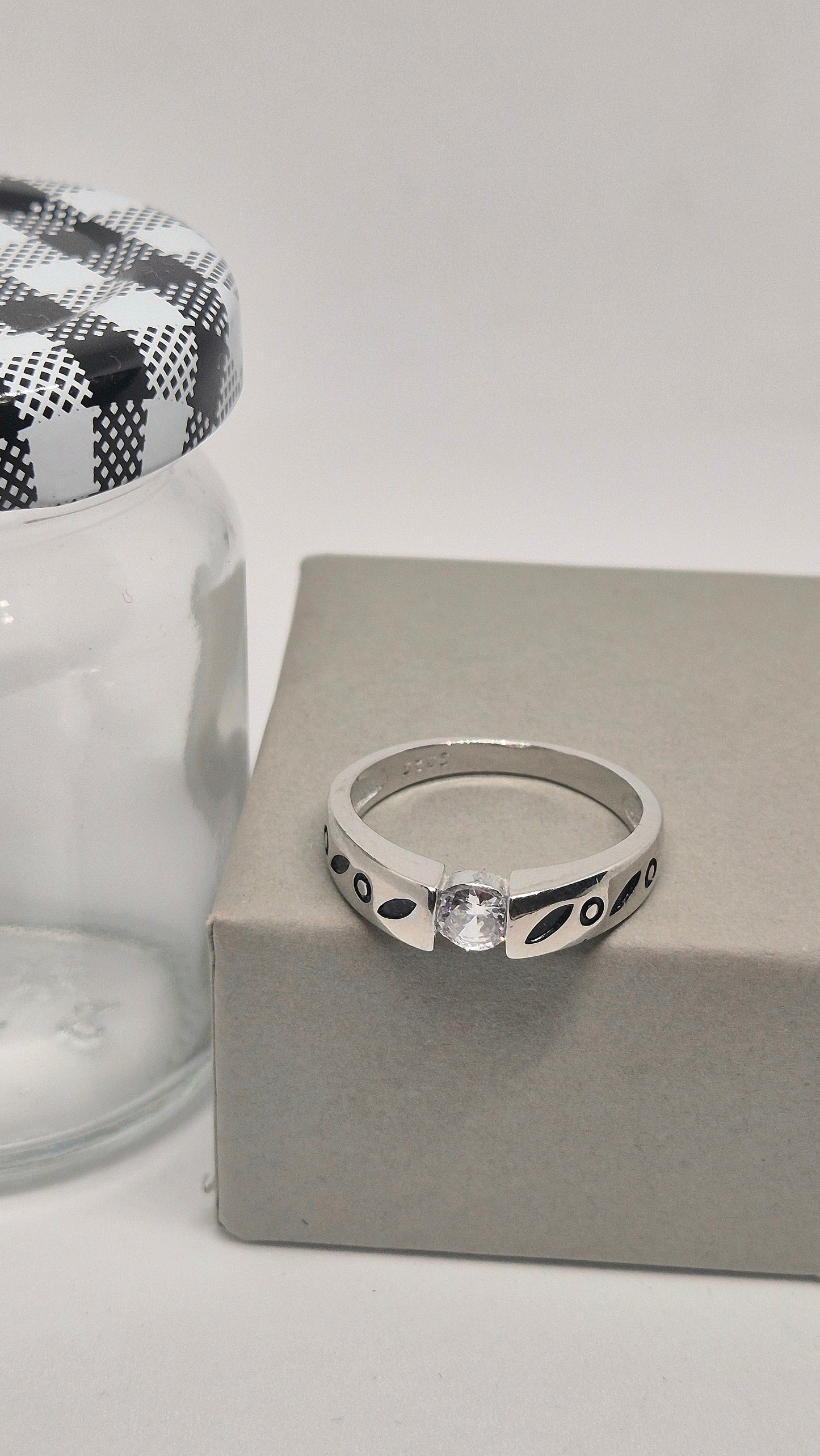 Dimond studded ring