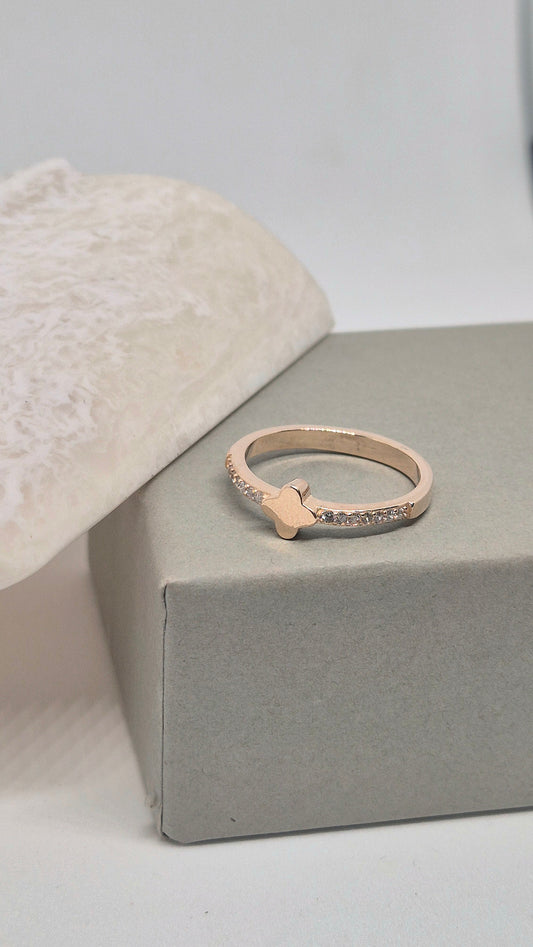 Rosegol Star ring