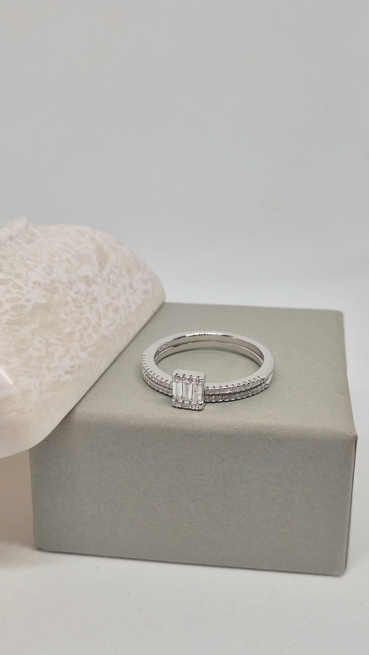 Two piece ring