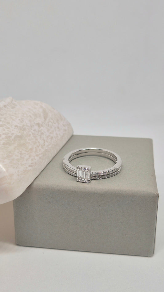 Two piece ring