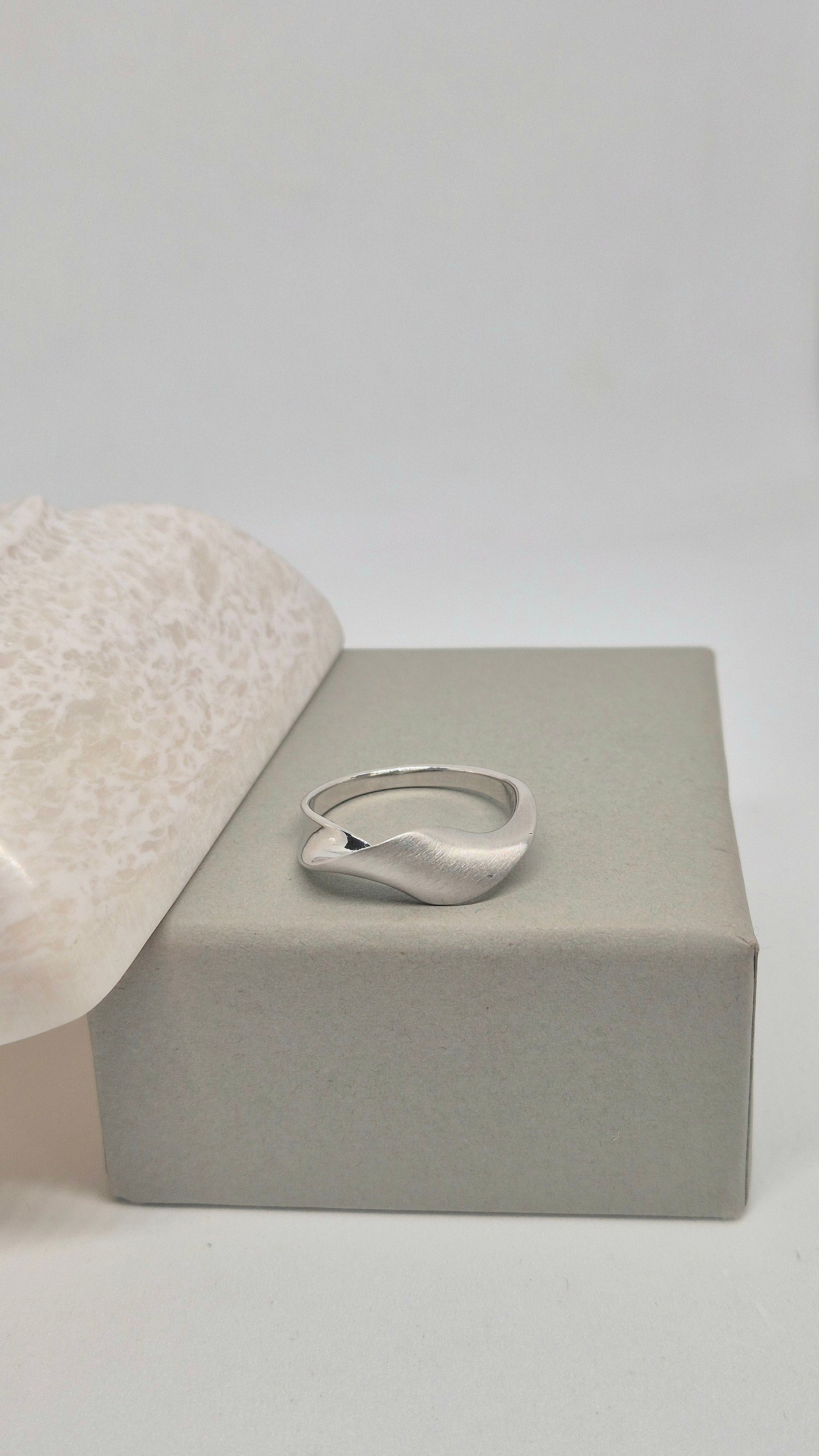 Unique silver ring