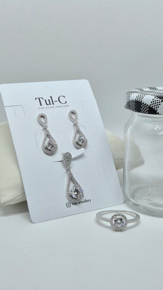 Earings, Pandent, Ring set