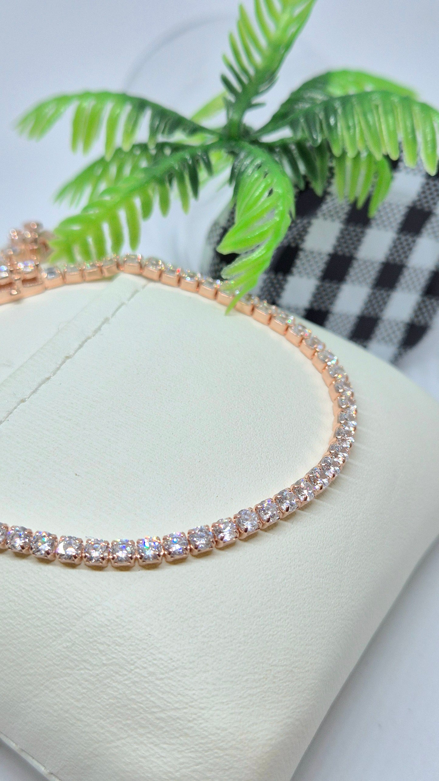 Rosegold Tennis Bracelet