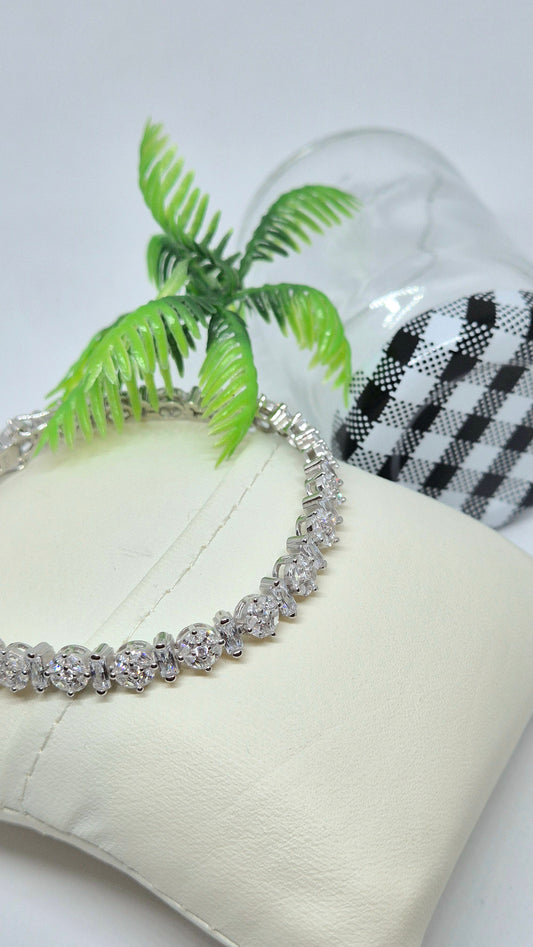 Silver Tennis Bracelet