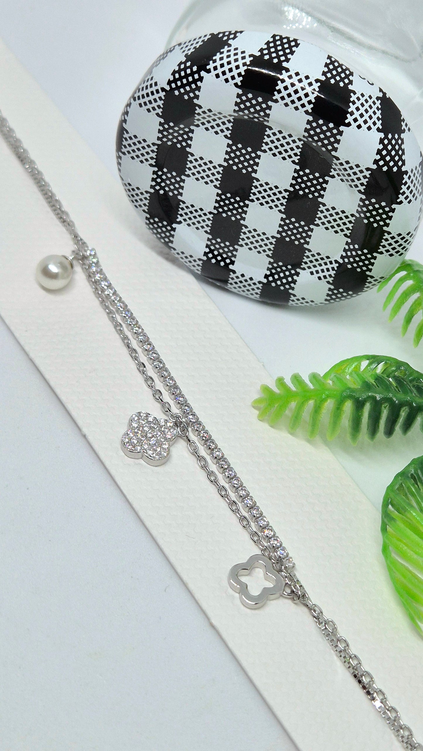 Double chain pearl Bracelet