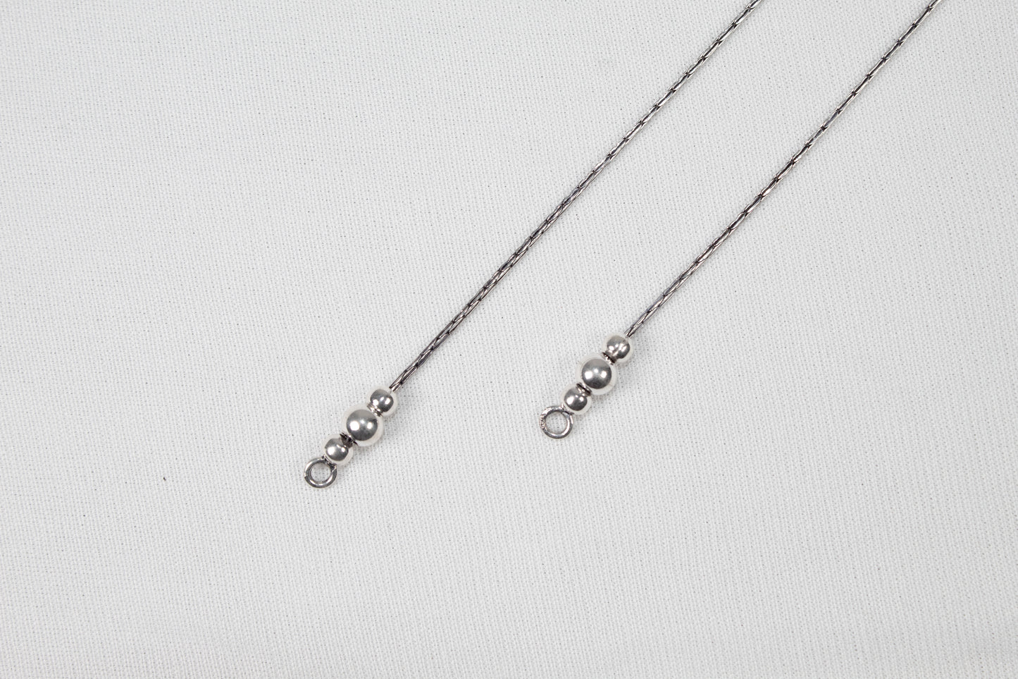 Geometric Bead Style Anklet