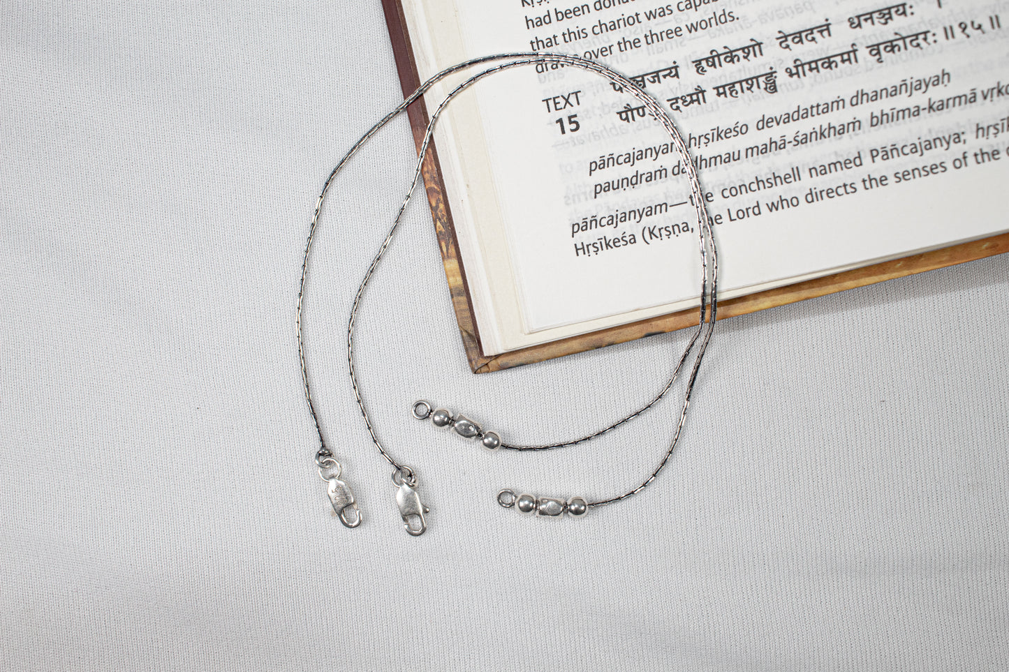 Minimal Bead Design Anklet