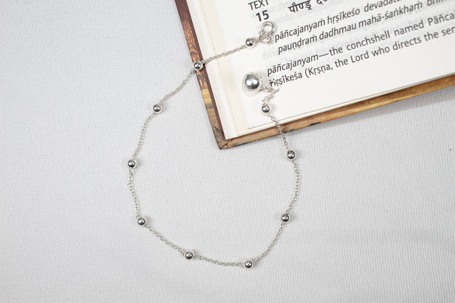 Dangling Bead Chain Anklet