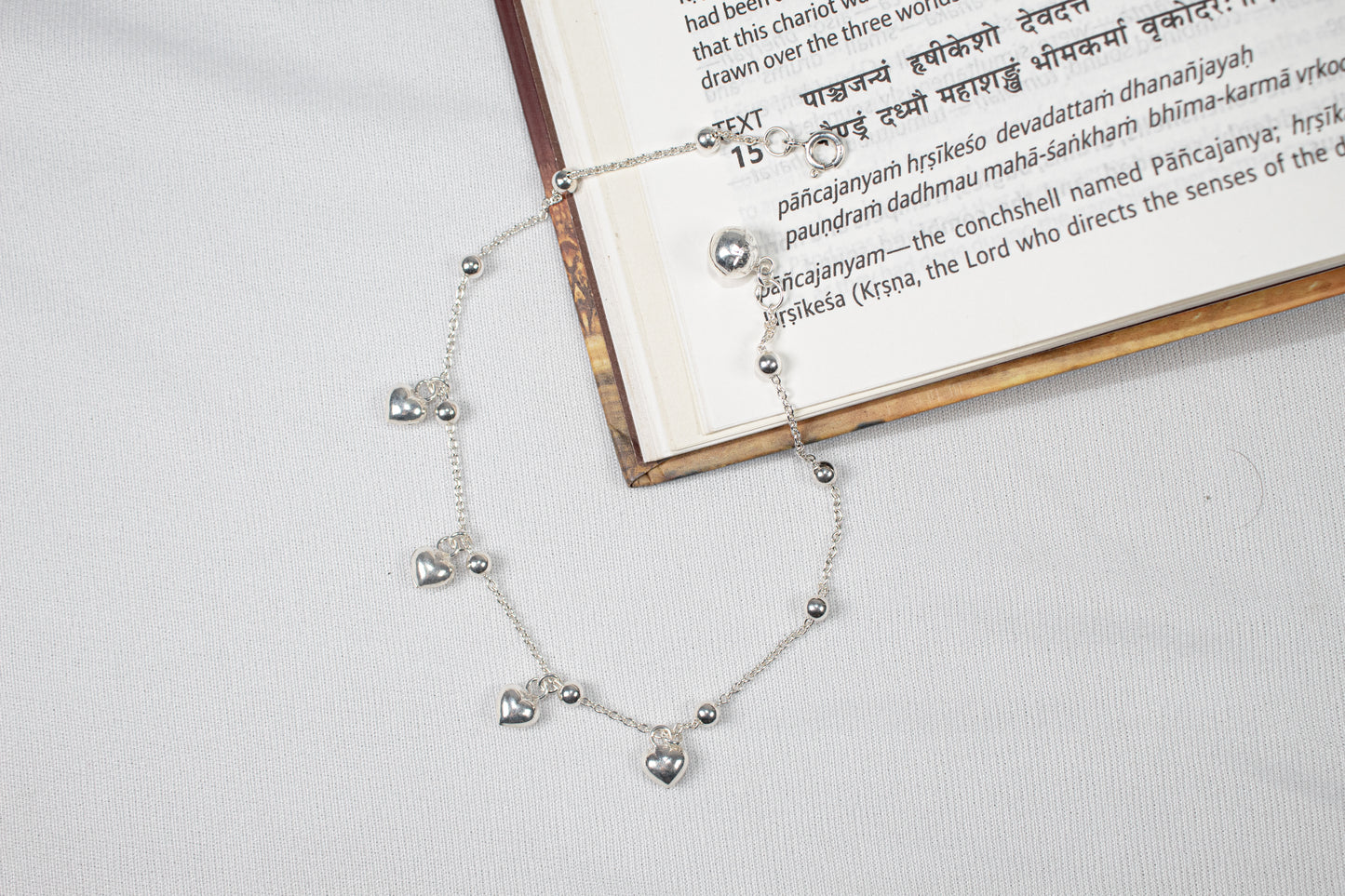 Mini Heart Drop Anklet